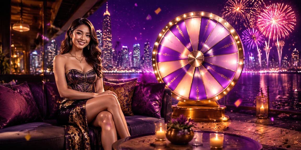 Lucky draw kasino dengan dekorasi kafe tropis Vietnam